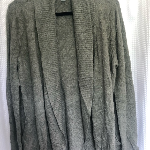 Pre-Owned Barefoot Dreams Cozychic Lite Circle Cardigan! - Picture 7 of 9